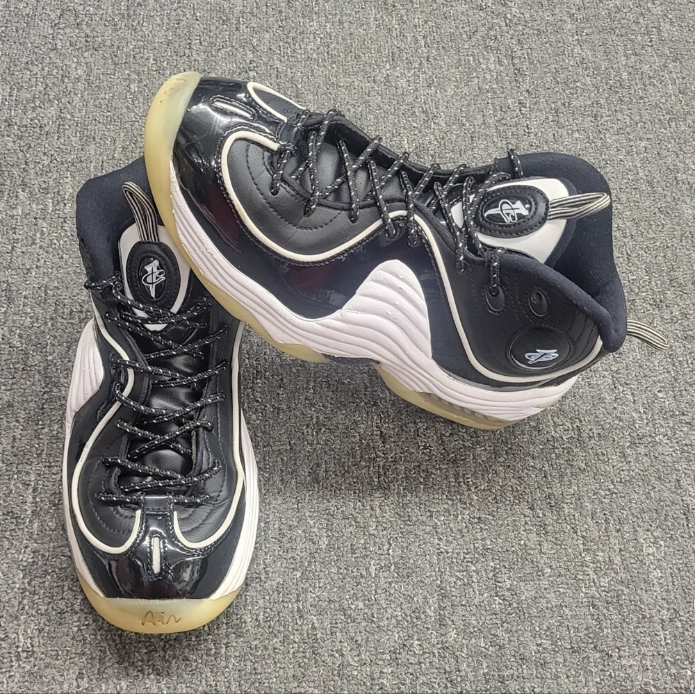 Nike Air Penny 2 'Black Patent' DV0817-001 Size 8